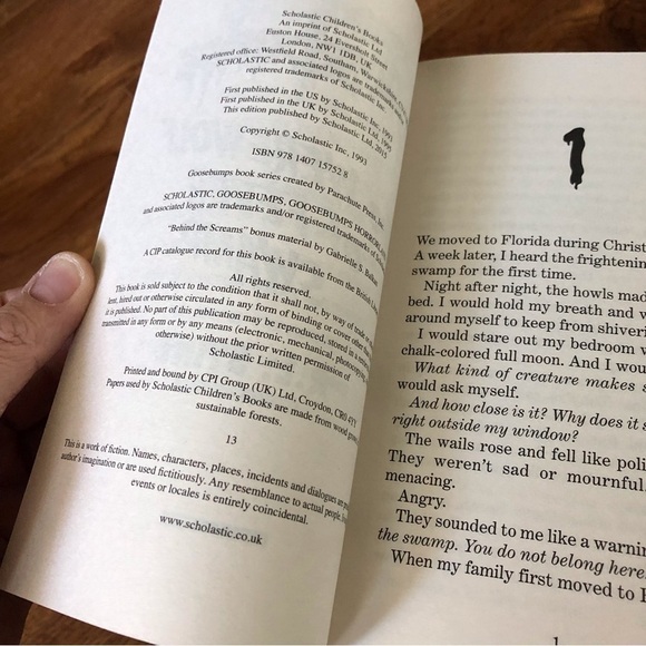 Goosebumps: The Werewolf of Fever Swamp by: R.L. Stine, paperback book - Picture 2 of 5